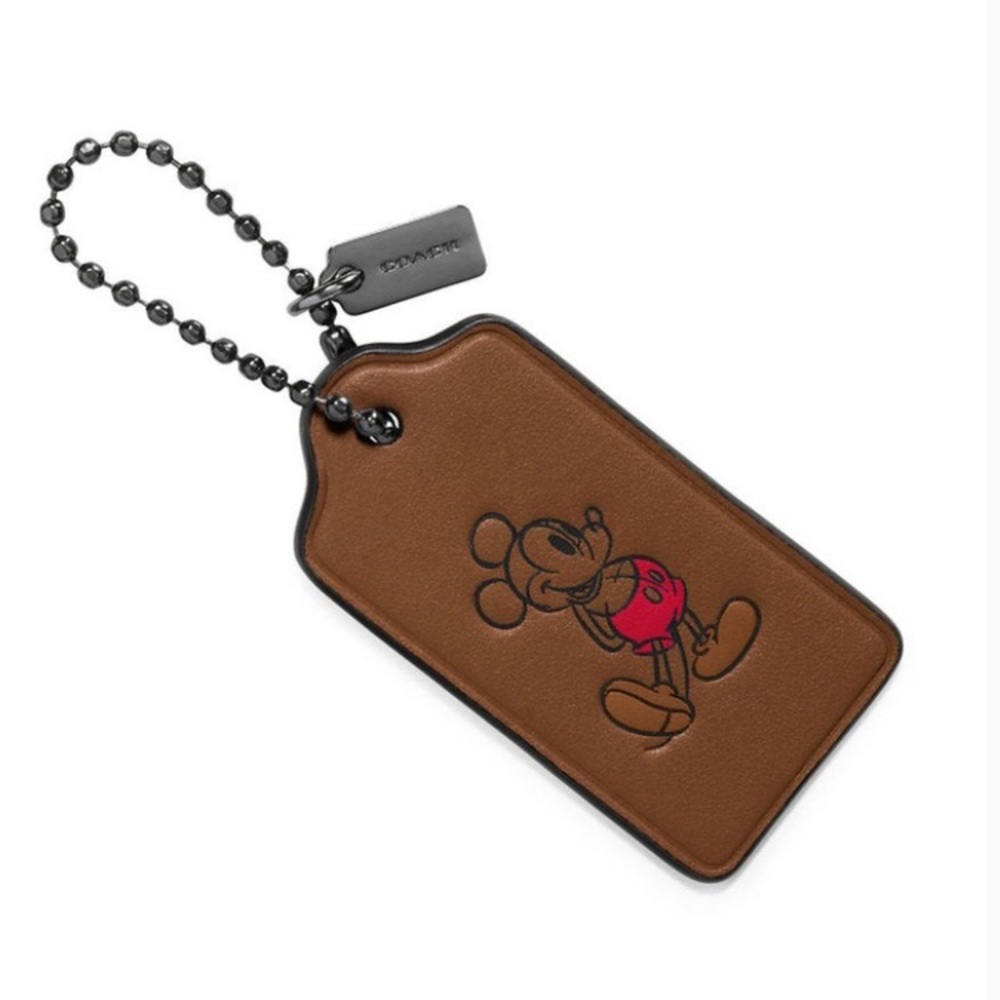 ❌SOLD❌NWT Coach Brown Mickey Hang Tag w/Box